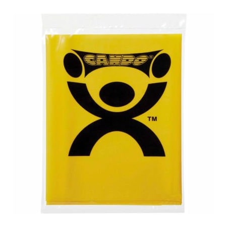 Fabrication Enterprises CanDo Latex Free Pre-Cut Exercise Band, Yellow, 48"L Strips, 1/PK 1352038